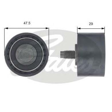 Rolo parasita da correia do mecanismo de distribuição de gás XS4Z6M250BA Ford