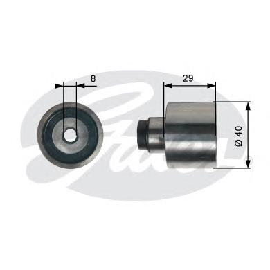 Rolo parasita da correia do mecanismo de distribuição de gás Metalcaucho 06286 preço, a partir de 19,51 USD