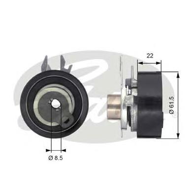 Rolo de reguladora de tensão da correia do mecanismo de distribuição de gás Gates T43061 preço, a partir de 37,92 USD