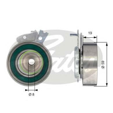 Rolo de reguladora de tensão da correia do mecanismo de distribuição de gás Gates T43038 preço, a partir de 33,94 USD