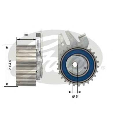 Compre 71747799 Fiat/Alfa/Lancia Rolo de reguladora de tensão da correia do mecanismo de distribuição de gás