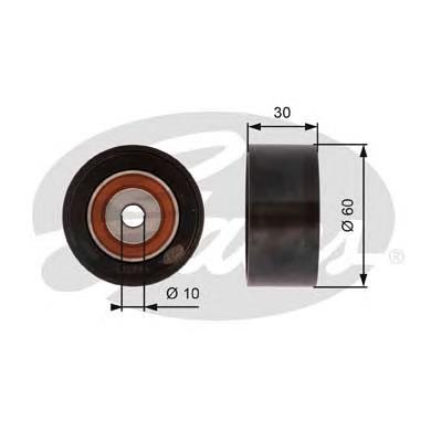 Rolo parasita da correia do mecanismo de distribuição de gás 57156 Metalcaucho