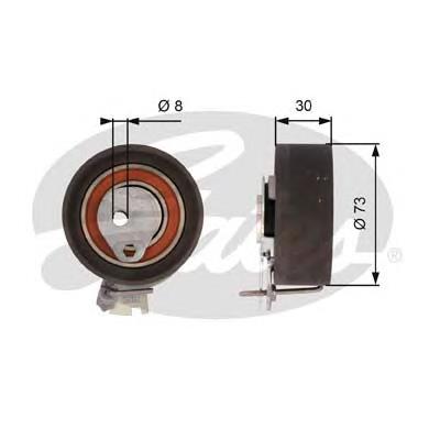 Compre 0829C7 Peugeot/Citroen Rolo de reguladora de tensão da correia do mecanismo de distribuição de gás