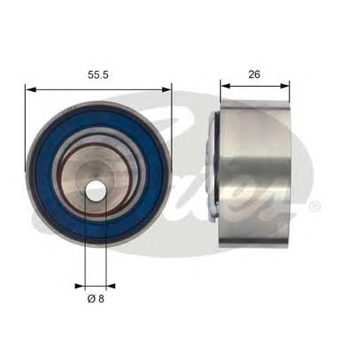 Rolo de reguladora de tensão da correia do mecanismo de distribuição de gás Metalcaucho 57161 preço, a partir de 35,84 USD