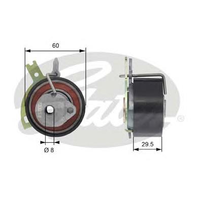 Rolo de reguladora de tensão da correia do mecanismo de distribuição de gás Metalcaucho 57154 preço, a partir de 21,07 USD