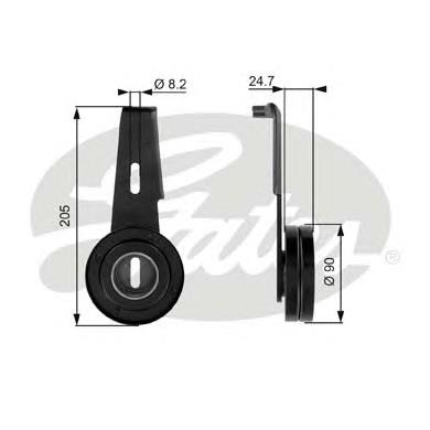 Compre 575118 Peugeot/Citroen Rolo de reguladora de tensão da correia de transmissão