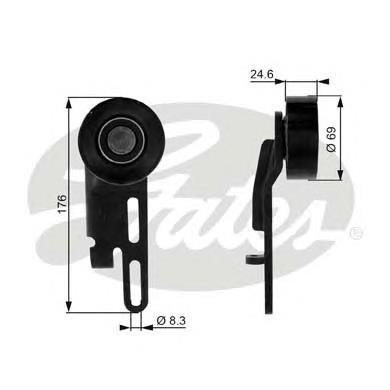 Compre T36071 Gates Reguladora de tensão da correia de transmissão