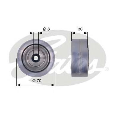 03G145276A VAG Rolo parasita da correia de transmissão
