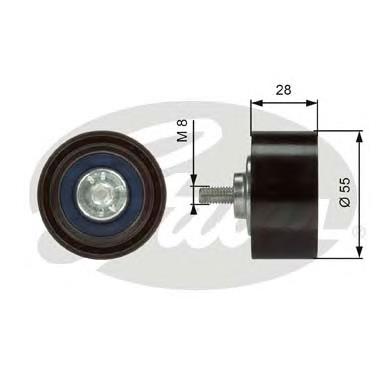 7800562 BMW Rolo parasita da correia de transmissão