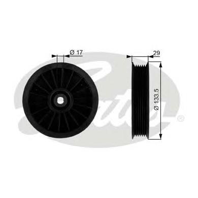 53013366AA Chrysler Rolo parasita da correia de transmissão
