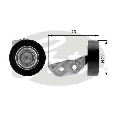 Compre T36105 Gates Rolo parasita da correia de transmissão