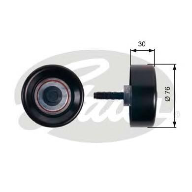 YS6E19A216AA Ford Rolo parasita da correia de transmissão