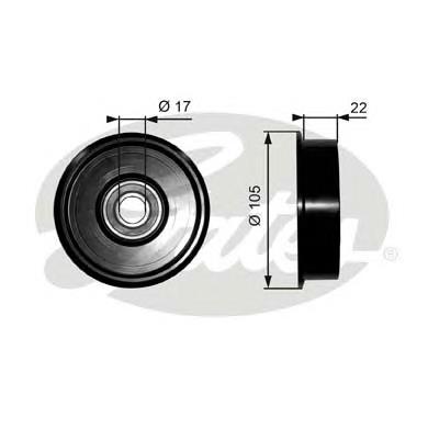 Rolo de reguladora de tensão da correia de transmissão K8051594YB Ford