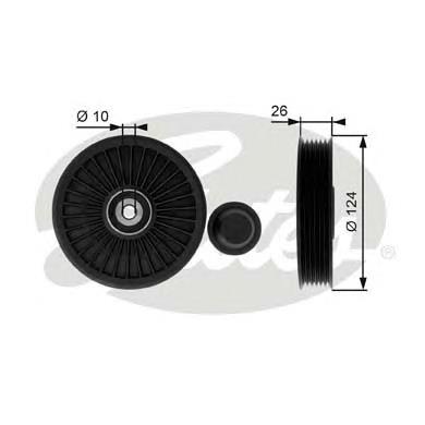 Compre 9458470 Volvo Rolo parasita da correia de transmissão
