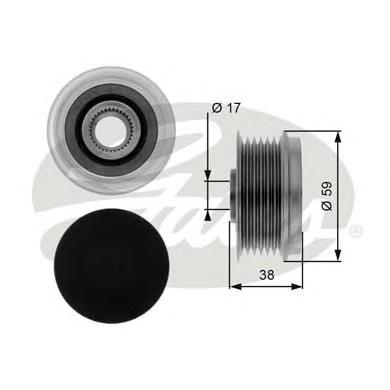 Compre 05671 Metalcaucho Polia do gerador
