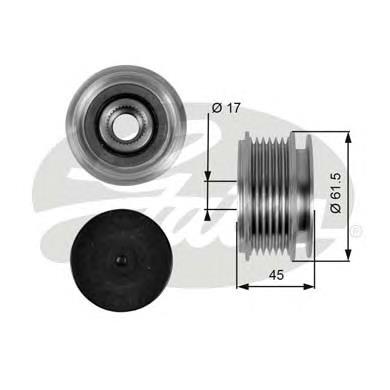 Polia do gerador Bosch 1126601539 preço, a partir de 26,92 USD