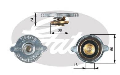 Tampa (tampão) do radiador Mercedes A000501621564 preço, a partir de 8,34 USD