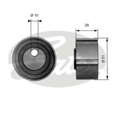 Rolo de reguladora de tensão da correia do mecanismo de distribuição de gás Gates T41065 preço, a partir de 23,75 USD