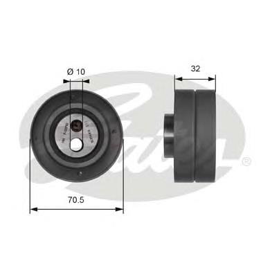 Rolo de reguladora de tensão da correia do mecanismo de distribuição de gás 81820 Peugeot/Citroen