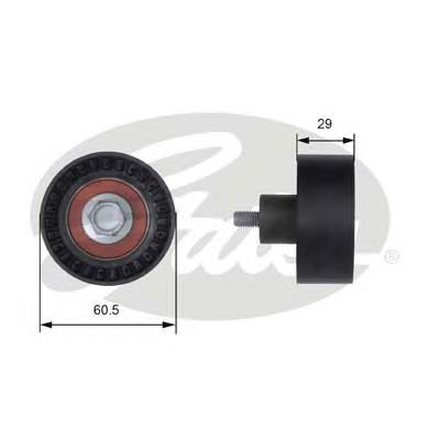 Rolo parasita da correia do mecanismo de distribuição de gás 1213852 Ford