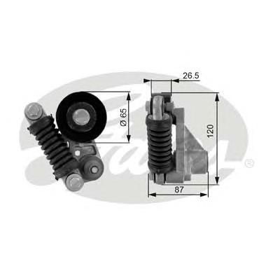 Compre 575152 Peugeot/Citroen Reguladora de tensão da correia de transmissão