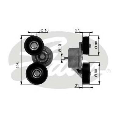 Compre 53030958 Chrysler Reguladora de tensão da correia de transmissão
