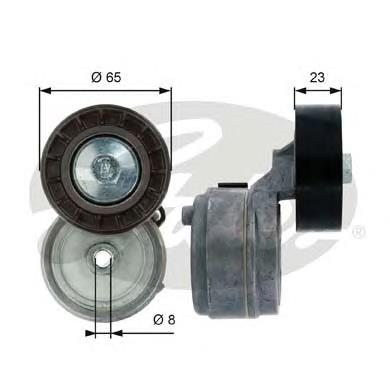 Compre ACT219600 Open Parts Rolo de reguladora de tensão da correia de transmissão