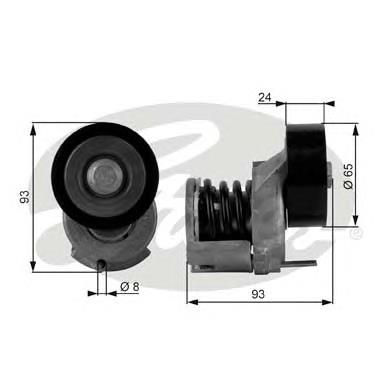 1J0145299 VAG Reguladora de tensão da correia de transmissão