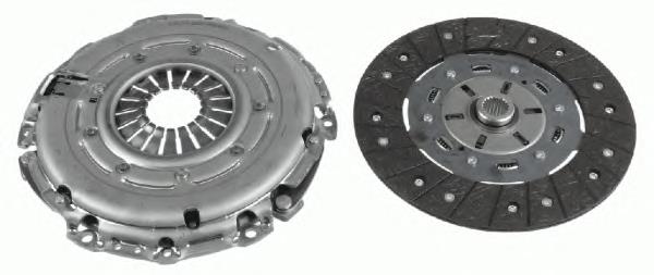 Kit de embraiagem (3 peças) 6606035 Opel