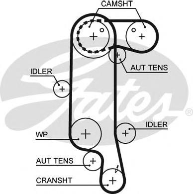 Compre 036109119Q VAG Correia do mecanismo de distribuição de gás