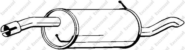 Silenciador, parte traseira 1557525 Ford