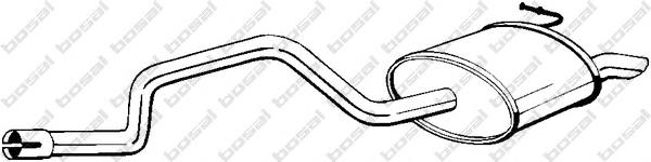 Compre 1050528 Ford Silenciador, parte traseira