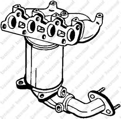 1141305 Ford Tubo coletor de escape