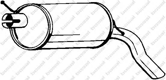 Compre 1484116 Ford Silenciador, parte traseira