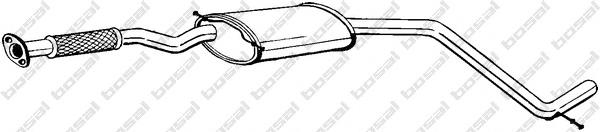 1010853 Ford Silenciador, parte central