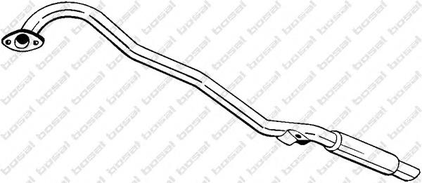 1953184 Ford Silenciador, parte traseira