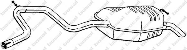 Compre Silenciador, parte traseira Ford Mondeo 2