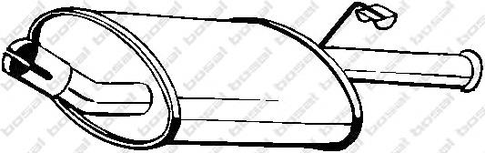 Compre 1659728 Ford Silenciador, parte traseira