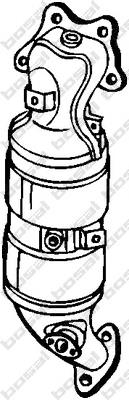 18160RSAG00 Honda Convertidor - catalisador
