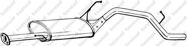 Silenciador, parte traseira Daihatsu Terios I J100, J102, J122