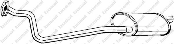 282379 Bosal Silenciador, parte dianteira