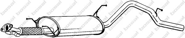  Silenciador, parte traseira Daihatsu Terios I SUV (J100, J102, J122) (1997 - 2005) I