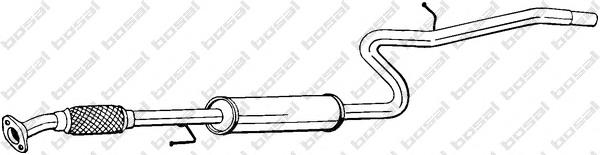 Silenciador, parte central 46843506 Fiat/Alfa/Lancia