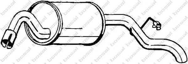 Silenciador, parte traseira Ford 1495883 preço, a partir de 61,91 USD