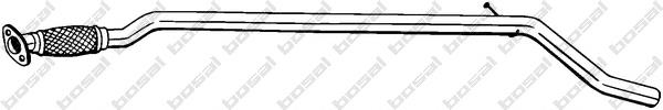 BS900027 Bosal Silenciador, parte traseira