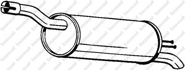 Silenciador, parte traseira Fiat/Alfa/Lancia 55197822 preço, a partir de 81,44 USD
