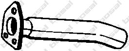 339157 Bosal Tubo de escape, desde o catalisador até o silenciador
