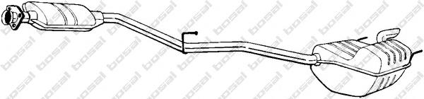 A2024901821 Mercedes Silenciador, parte central e traseira