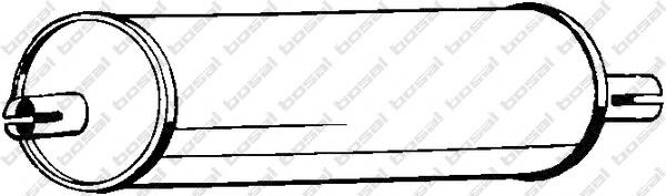 Silenciador, parte central Mercedes A6014903601 preço, a partir de 81,48 USD