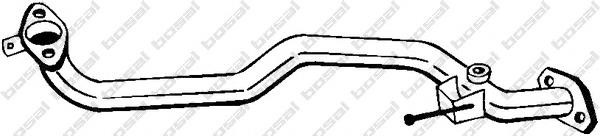 20010BN805 Nissan/Infiniti Silenciador, parte dianteira
